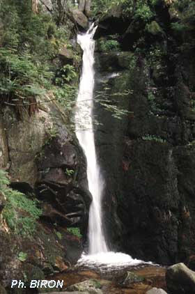 La cascade en juillet 1993