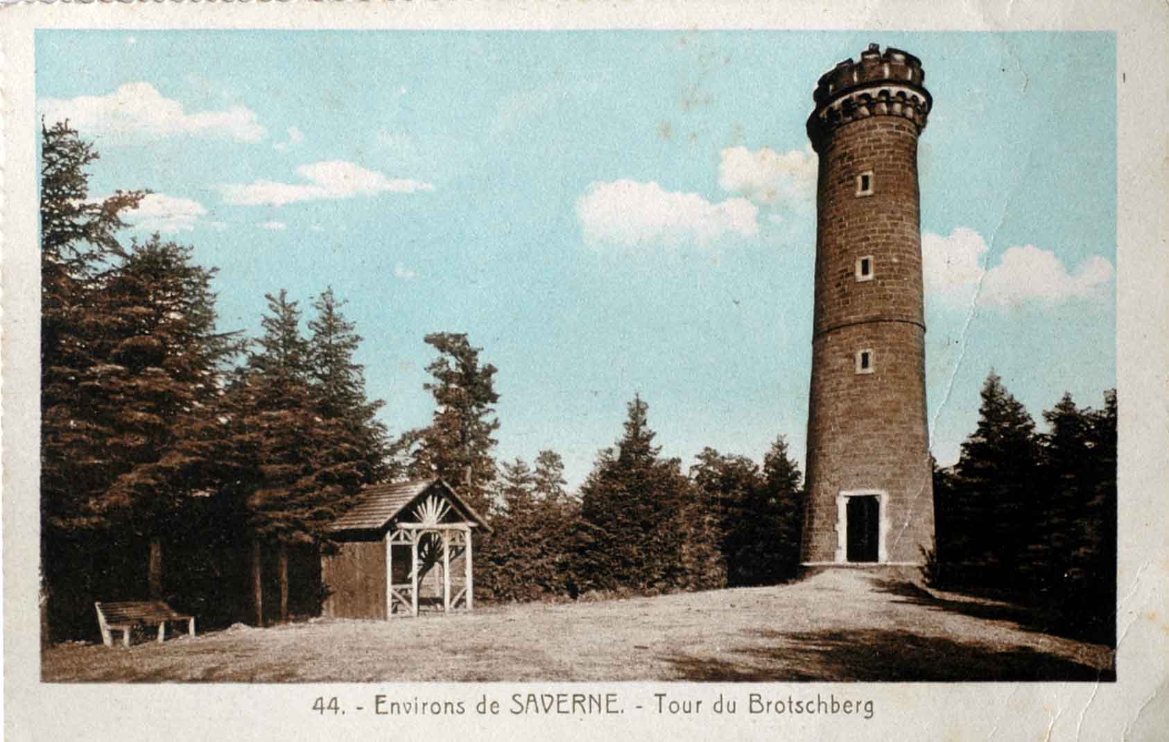 La tour du Brotsch - Carte Postale Ancienne